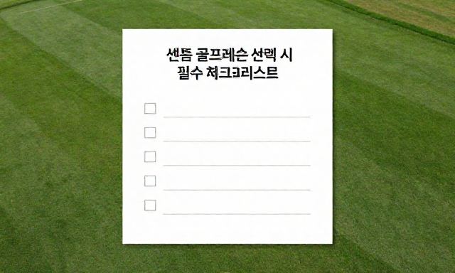 센텀골프레슨 관련 이미지 - 센텀골프레슨 선택 시 필수 체크리스트와 전문 프로 분석 가이드