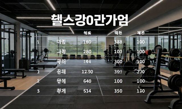 헬스장PT가격 관련 이미지 - 헬스장PT가격, 단순히 숫자로만 비교하면 손해 보는 이유